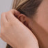 Rainbow Supernova | .925 Sterling Silver | Galaxy Glass Stud Earrings